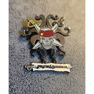 Disney Skull and Kraken Pirates of the Caribbean Pin